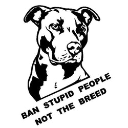 Pit Bulls Are Not Bad Awareness Decals