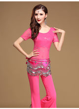3 Pieces Belly Dancing Practice Wear Set