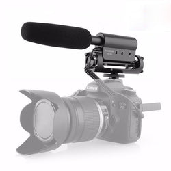 Universal Shotgun Video Microphone for DSLR Cameras